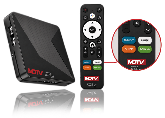 MDTV Box — η αποκλειστική συσκευή αναπαραγωγής του καναλιού MDTV